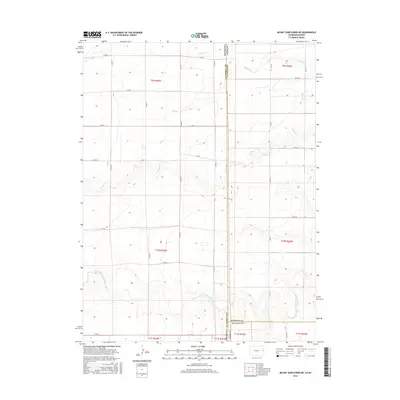 2016 Map of Mount Sunflower NE, 2016 Print