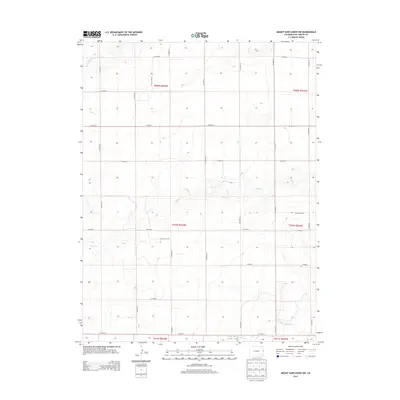 2013 Map of Mount Sunflower NW, 2013 Print