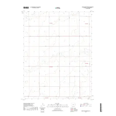 2019 Map of Mount Sunflower NW, 2019 Print