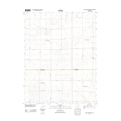 2013 Map of Mount Sunflower SW, 2013 Print