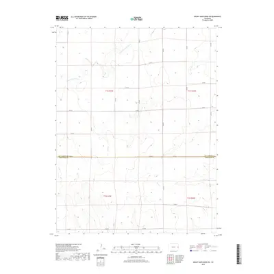 2019 Map of Mount Sunflower SW, 2019 Print