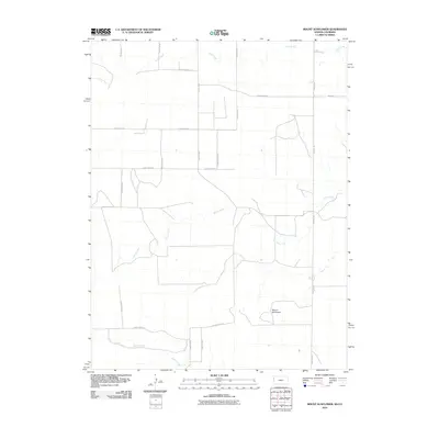 2010 Map of Mount Sunflower, 2010 Print