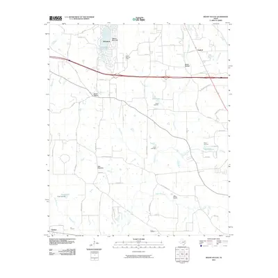 2010 Map of Mount Sylvan, 2010 Print