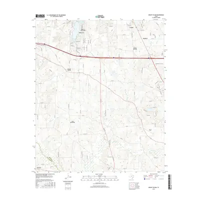 2016 Map of Mount Sylvan, 2016 Print