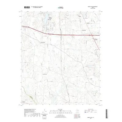 2019 Map of Mount Sylvan, 2019 Print