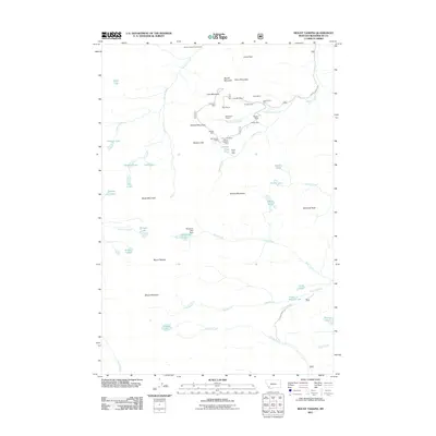 2011 Map of Mount Tahepia, 2011 Print