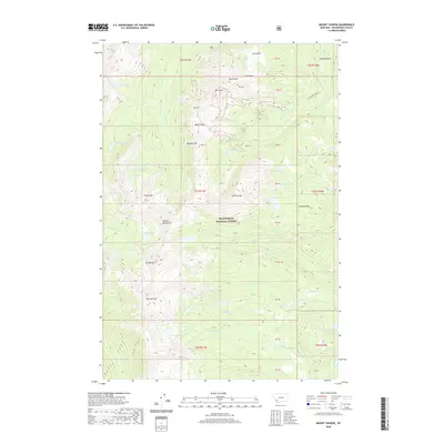 2020 Map of Mount Tahepia, 2020 Print