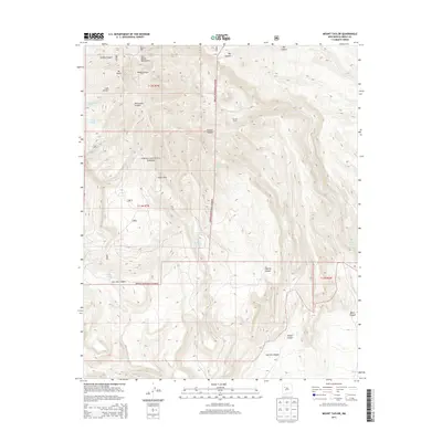 2013 Map of Mount Taylor, 2013 Print