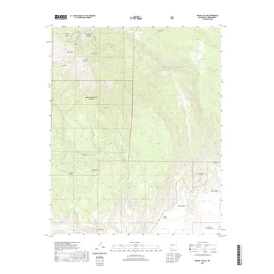 2020 Map of Mount Taylor, 2020 Print