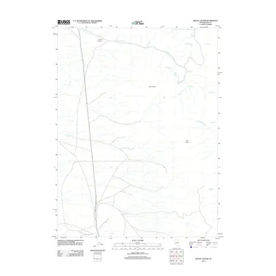 2012 Map of Mount Taylor, 2012 Print