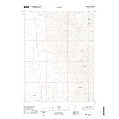 2018 Map of Mount Taylor, 2018 Print