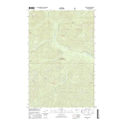 2017 Map of Mount Tebo, 2017 Print
