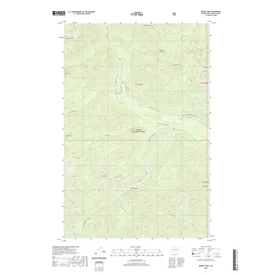 2020 Map of Mount Tebo, 2020 Print
