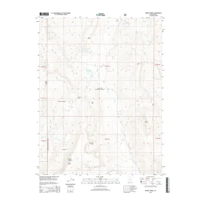 2014 Map of Mount Terrill, 2014 Print