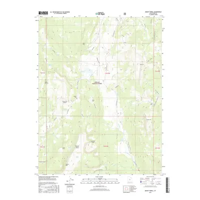 2017 Map of Mount Terrill, 2017 Print