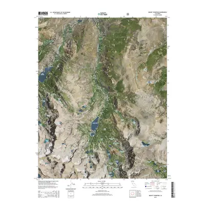 2015 Map of Mount Thompson, 2015 Print