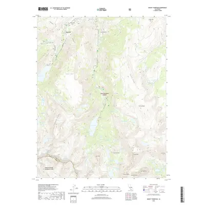 2018 Map of Mount Thompson, 2018 Print
