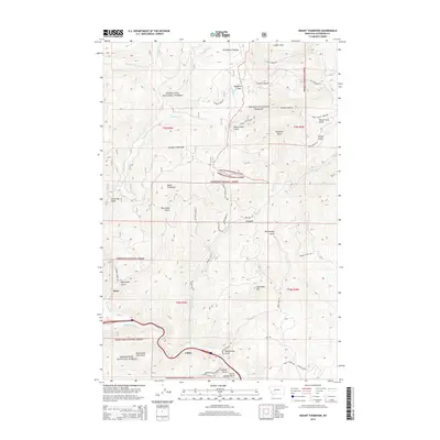 2014 Map of Mount Thompson, 2014 Print