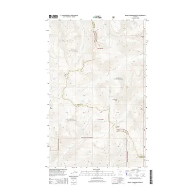 2014 Map of Mount Thompson-Seton, 2014 Print
