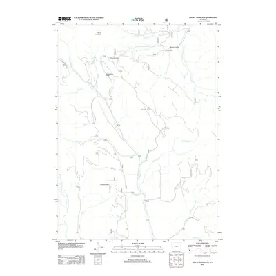 2012 Map of Mount Thompson, 2012 Print