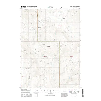2015 Map of Mount Thompson, 2015 Print