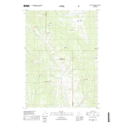 2017 Map of Mount Thompson, 2017 Print