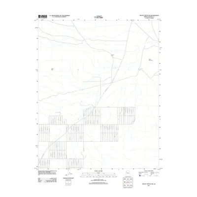 2011 Map of Mount Tipton NW, 2011 Print