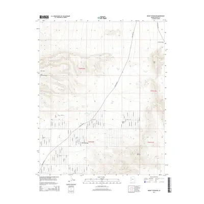 2014 Map of Mount Tipton NW, 2014 Print