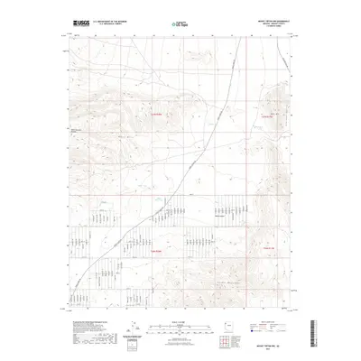 2021 Map of Mount Tipton NW, 2021 Print