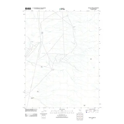 2011 Map of Mount Tobin, 2011 Print