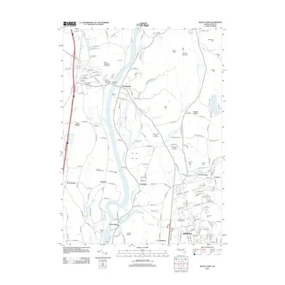 2012 Map of Mount Toby, 2012 Print