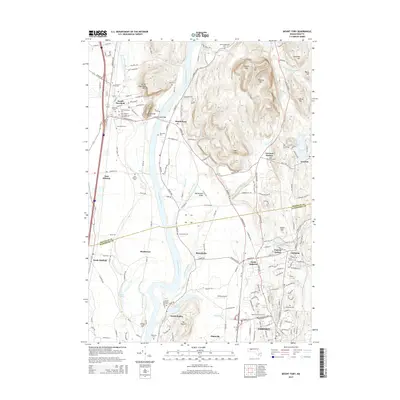 2015 Map of Mount Toby, 2015 Print