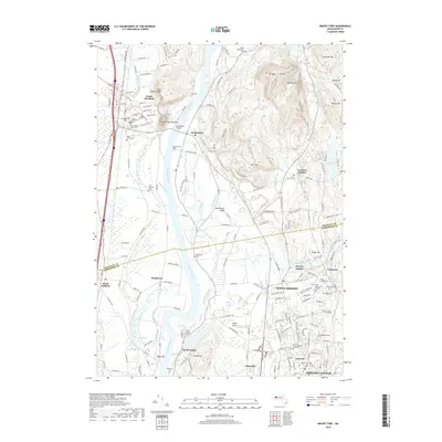 2018 Map of Mount Toby, 2018 Print