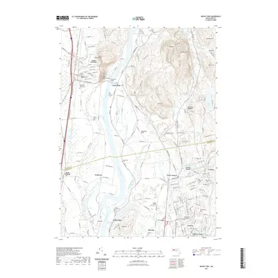 2021 Map of Mount Toby, 2021 Print