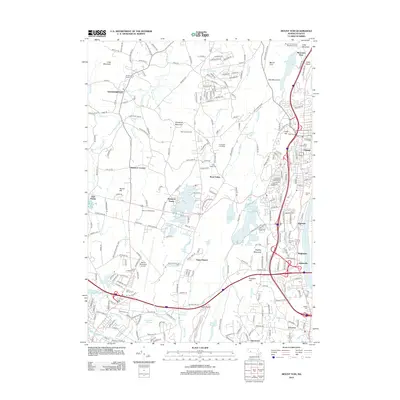 2012 Map of Mount Tom, 2012 Print