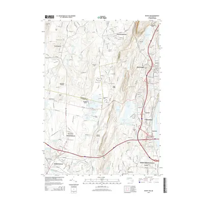 2015 Map of Mount Tom, 2015 Print