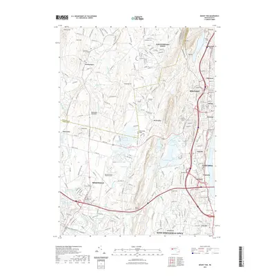 2021 Map of Mount Tom, 2021 Print