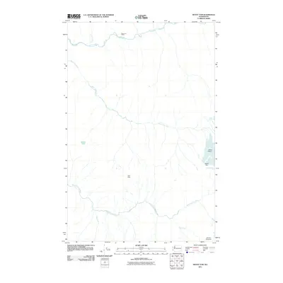 2011 Map of Mount Tom, 2011 Print