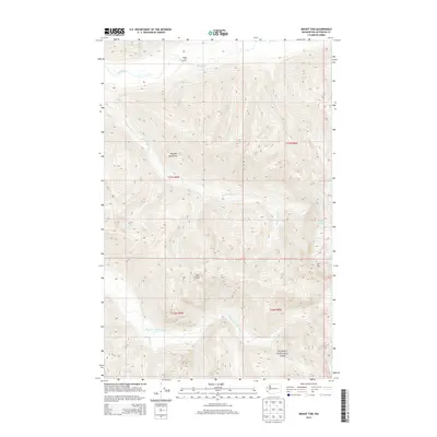 2014 Map of Mount Tom, 2014 Print