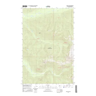 2017 Map of Mount Tom, 2017 Print