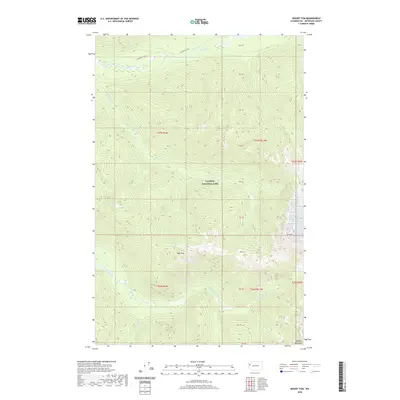 2020 Map of Mount Tom, 2020 Print