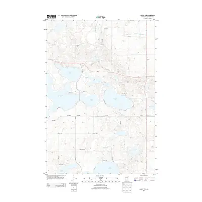 2013 Map of Mount Tom, 2013 Print