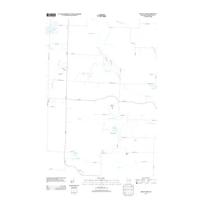 2013 Map of Mount Tom, 2013 Print