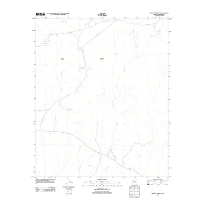 2011 Map of Mount Triplet, 2011 Print
