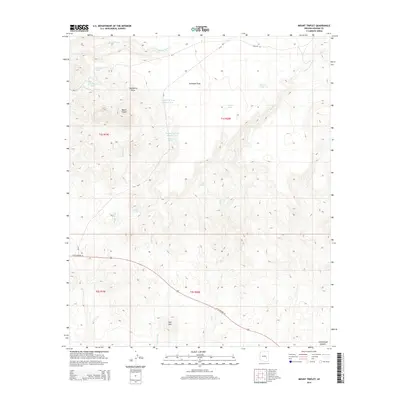 2014 Map of Mount Triplet, 2014 Print