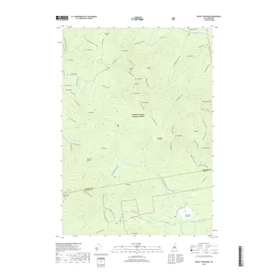 2018 Map of Mount Tripyramid, 2018 Print