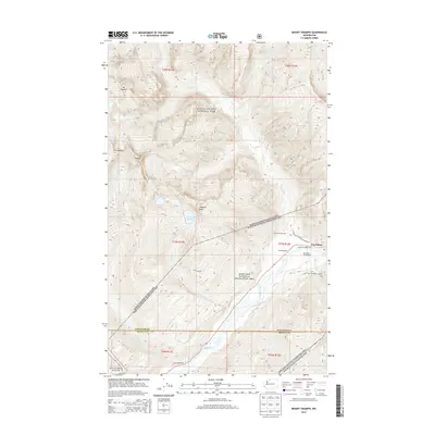 2014 Map of Mount Triumph, 2014 Print