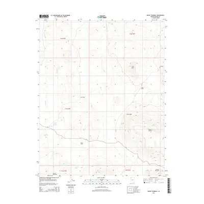 2014 Map of Mount Trumbull, 2014 Print