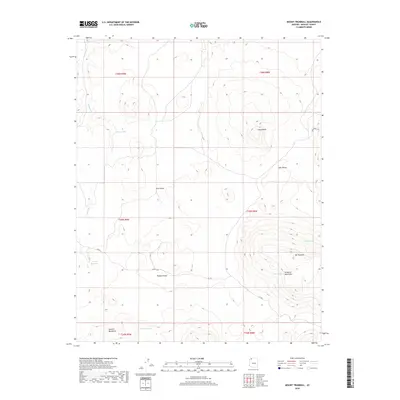 2018 Map of Mount Trumbull, 2018 Print