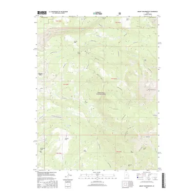 2017 Map of Mount Tukuhnikivatz, 2017 Print